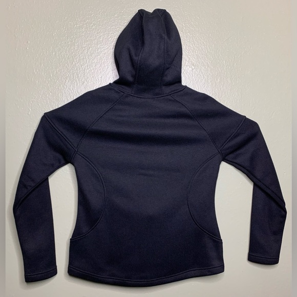 Spyder Womens Size Medium Solid Black Full Zip Knit Hoodie Sweater SPFFDO15-001 - Picture 5 of 6